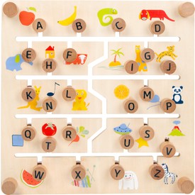 Small Foot Edukativní tabulka anglická abeceda a čísla