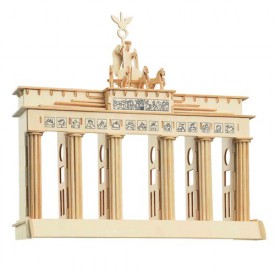 Dřevěné skládačky 3D puzzle Brandenburgská brána P078