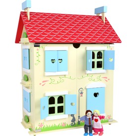 Small Foot Dřevěný domeček pro panenky s odjímatelnou střechou