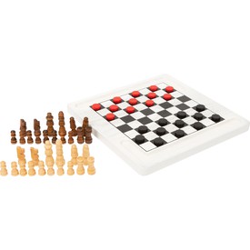 Small Foot Dřevěné šachy a dáma