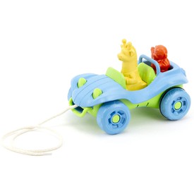 Green Toys Tahací auto modré