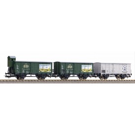 Piko Sada 3 krytých vagónů G02 „severoněmecké pivovary“ DB III - 58398