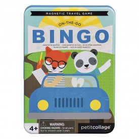 Petitcollage Magnetická hra Bingo poškozená kovová krabička