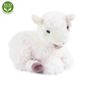 Rappa Plyšová ovečka ležící 25 cm ECO-FRIENDLY