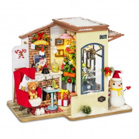 RoboTime miniatura domečku Vánoční dům