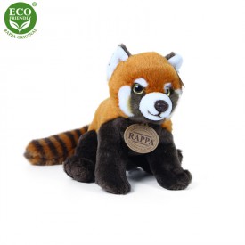Rappa Plyšová panda červená 20 cm  ECO-FRIENDLY