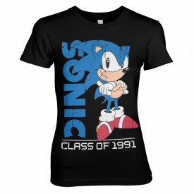 Dámské Tričko Sonic The Hedgehog - Class Of 1991