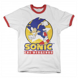 Tričko Sonic The Hedgehog, bílé