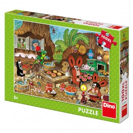 Dino Puzzle Krtek v kuchyni 100 XL