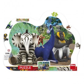 Dino Puzzle Zafari 25 dílků