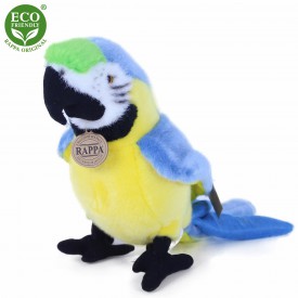 Rappa Plyšový papoušek ARA 25 cm modrý ECO-FRIENDLY