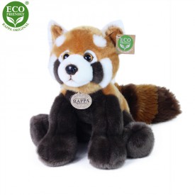 Rappa Plyšová panda červená stojící 28 cm ECO-FRIENDLY