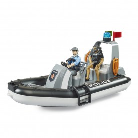 Bruder Policejní člun s policistou a potápěčem