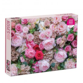 Galison Puzzle Anglické růže 1000 dílků