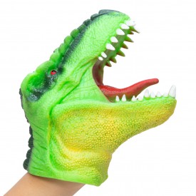 Schylling Maňásek na ruku Dinosaurus - zelený