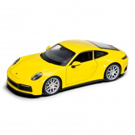 Welly Porsche 911 Carrera 4S 1:24 žluté