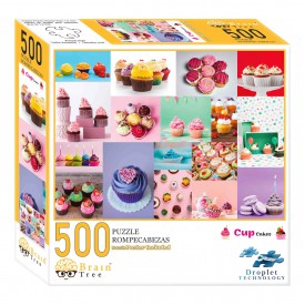 Brain Tree Puzzle Dortíky Cupcakes 500 dílků