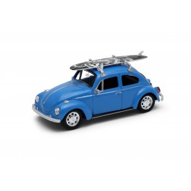 Welly Volkswagen Beetle model 1:34 modrý
