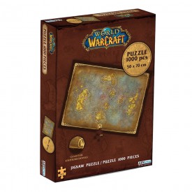 Puzzle World of Warcraft - Mapa Azerothu, 1000 dílků