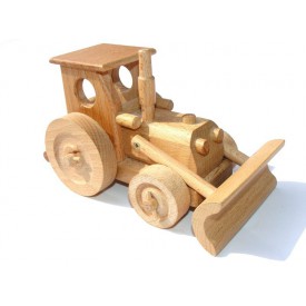 Ceeda Cavity - přírodní dřevěné auto - Traktor s radlicí
