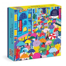 Galison Puzzle Deštníková ulička 1000 dílků
