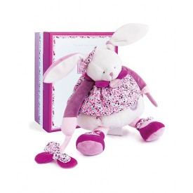 Doudou Plyšová hračka růžový králíček 30 cm
