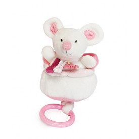 Doudou Plyšová hudební hračka 20 cm myš
