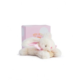 Doudou Plyšový králíček růžový 16 cm