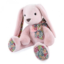 Doudou Histoire d´Ours Plyšový kamarád růžový králíček 40 cm