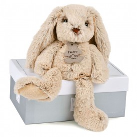 Doudou Histoire d´Ours Plyšová hračka béžový králíček 25 cm