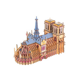 Woodcraft Dřevěné 3D puzzle Katedrála Notre-Dame