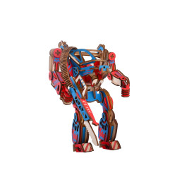 Woodcraft Dřevěné 3D puzzle Powersuit