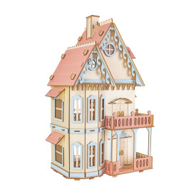 Woodcraft Dřevěné 3D puzzle Gotická vila