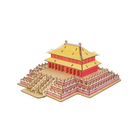 Woodcraft Dřevěné 3D puzzle The Hall of Supreme Harmony
