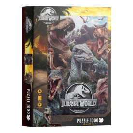 Puzzle Jurský svět - Dinosauři, 1000 dílků