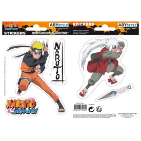 Samolepky Naruto Shippuden - Naruto & Jiraiya