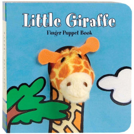 Chronicle Books Maňásková knížka Malá žirafa