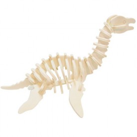 Dřevěné 3D puzzle skládačka - dinosauři Plesiosaurus