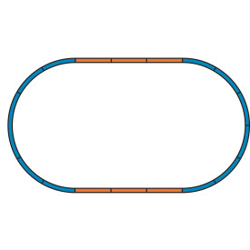 Piko Podloží pro sadu kolejí A (základní ovál) - 55365