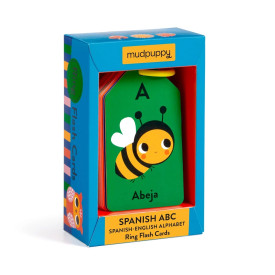 Mudpuppy ABC španělsko-anglické karty na kroužku 27 ks