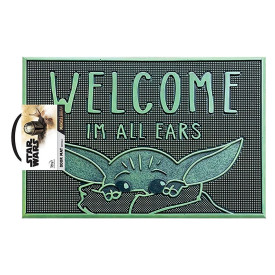 Rohožka Star Wars: The Mandalorian - Welcome I m All Ears, pryž
