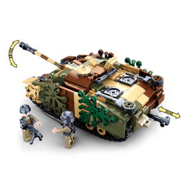 Sluban Army N38-B0858 Maskovaný obrněný tank - poškozený obal