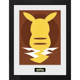 Obraz Pokémon - Pikachu silueta