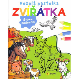 Veselá pastelka - ZVÍŘÁTKA - SUPER MALOVÁNÍ