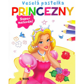 Veselá pastelka - PRINCEZNY - SUPER MALOVÁNÍ