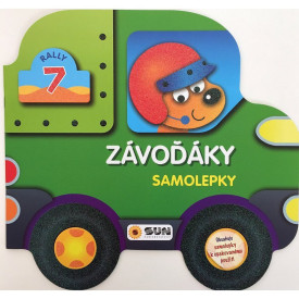 Závoďáky - velké - opakovaně použitelné samolepky