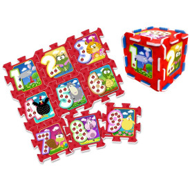 STAMP Pěnové puzzle Zvířátka a čísla