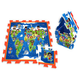 STAMP Pěnové puzzle Mapa světa