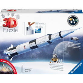 RAVENSBURGER 3D puzzle Vesmírná raketa Saturn V 504 dílků
