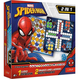 TREFL Hry Spiderman, 2v1: Člověče, nezlob se a Hadi a žebříky